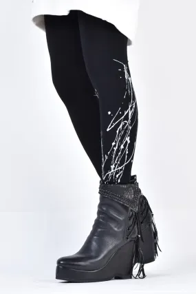 2002-PT10 Splash Leggings Black