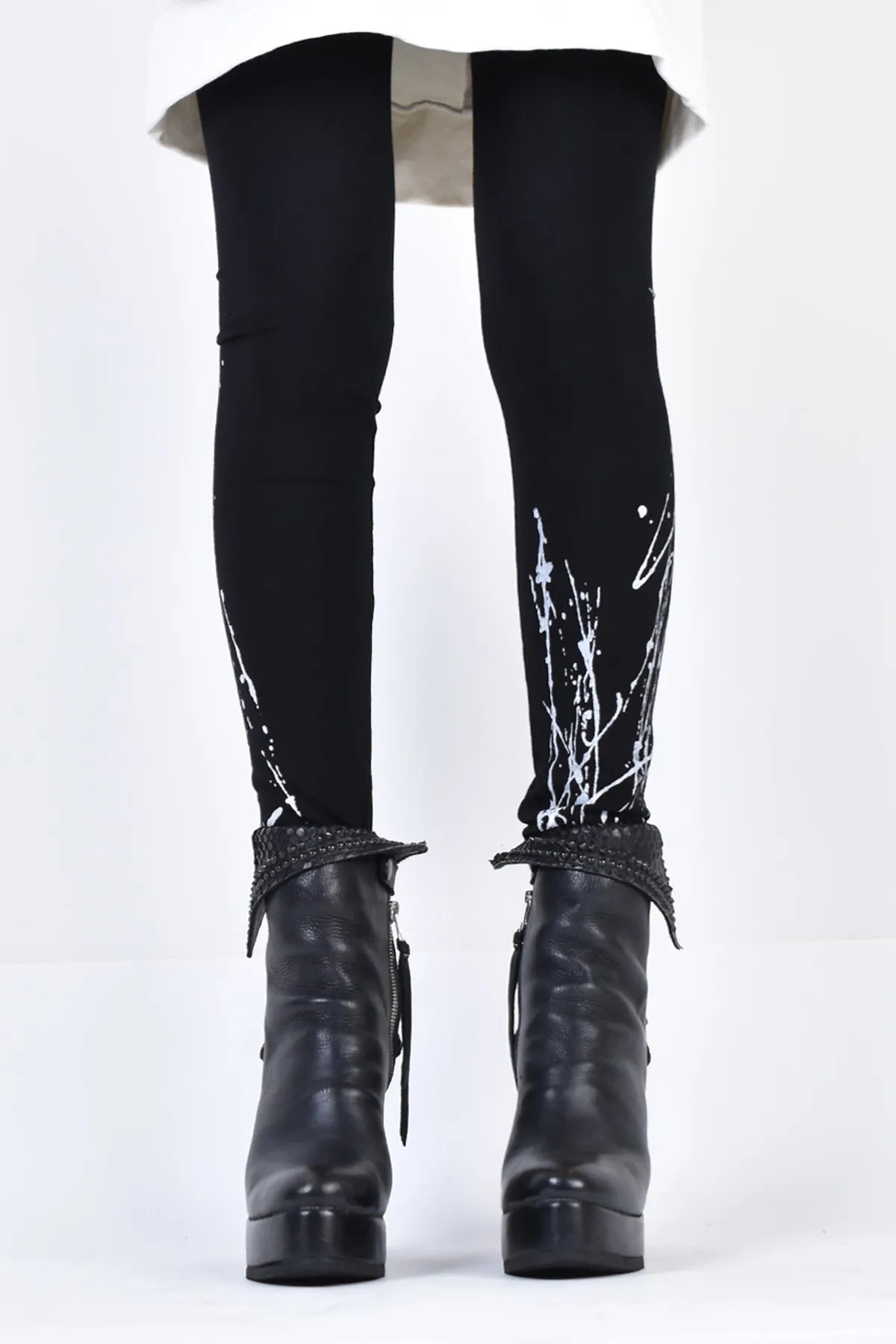 2002-PT10 Splash Leggings Black
