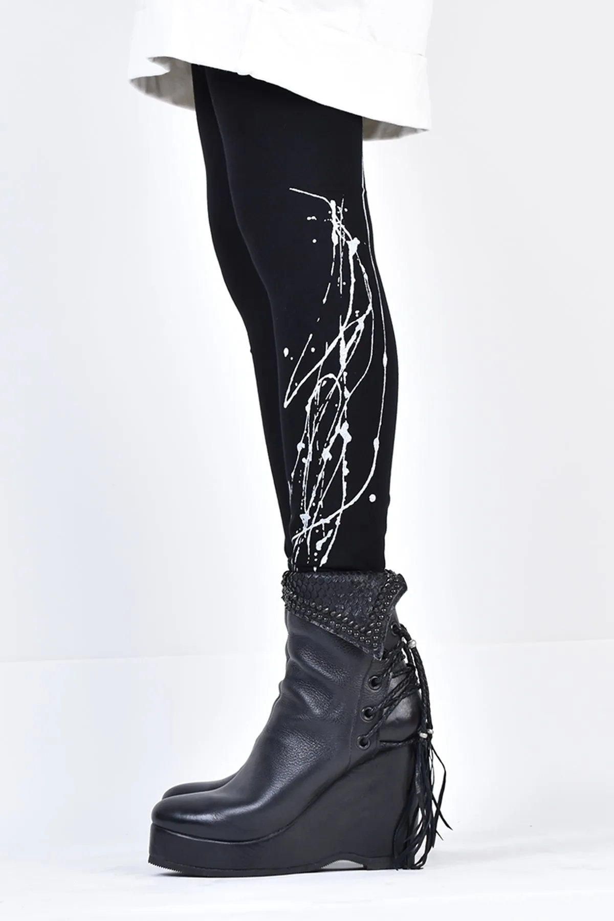 2002-PT10 Splash Leggings Black