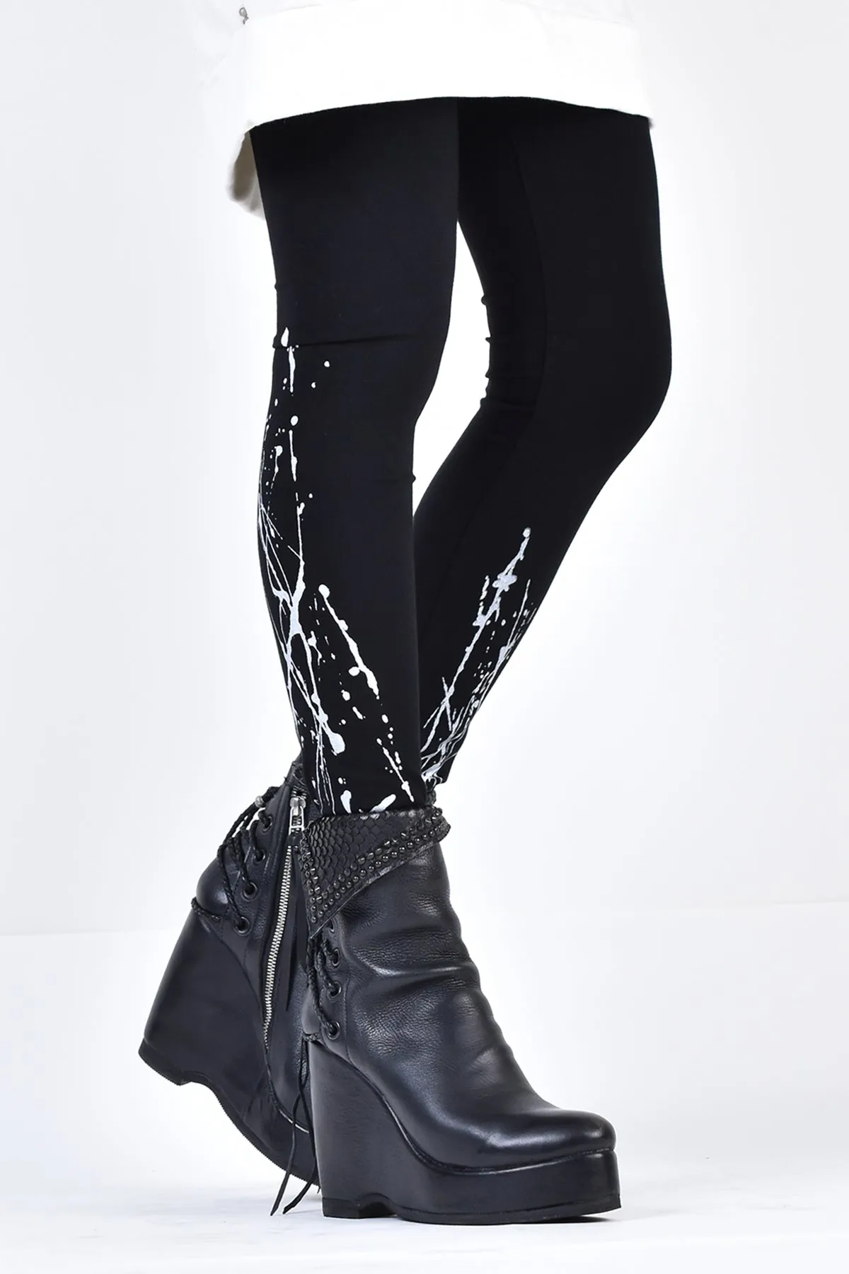 2002-PT10 Splash Leggings Black