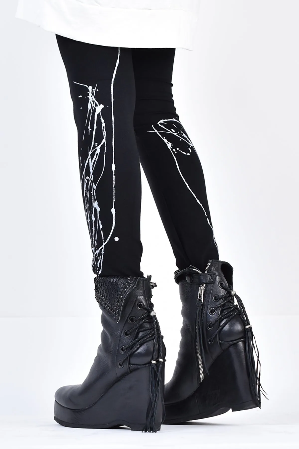 2002-PT10 Splash Leggings Black