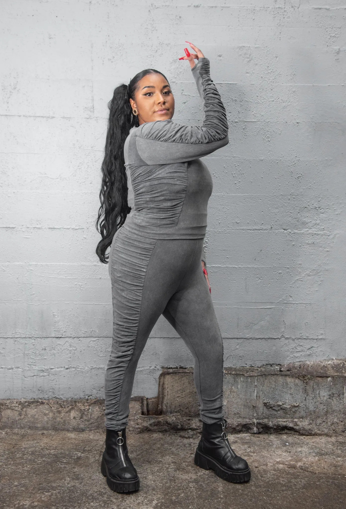 5D x Stellar Dust Gathered Leggings