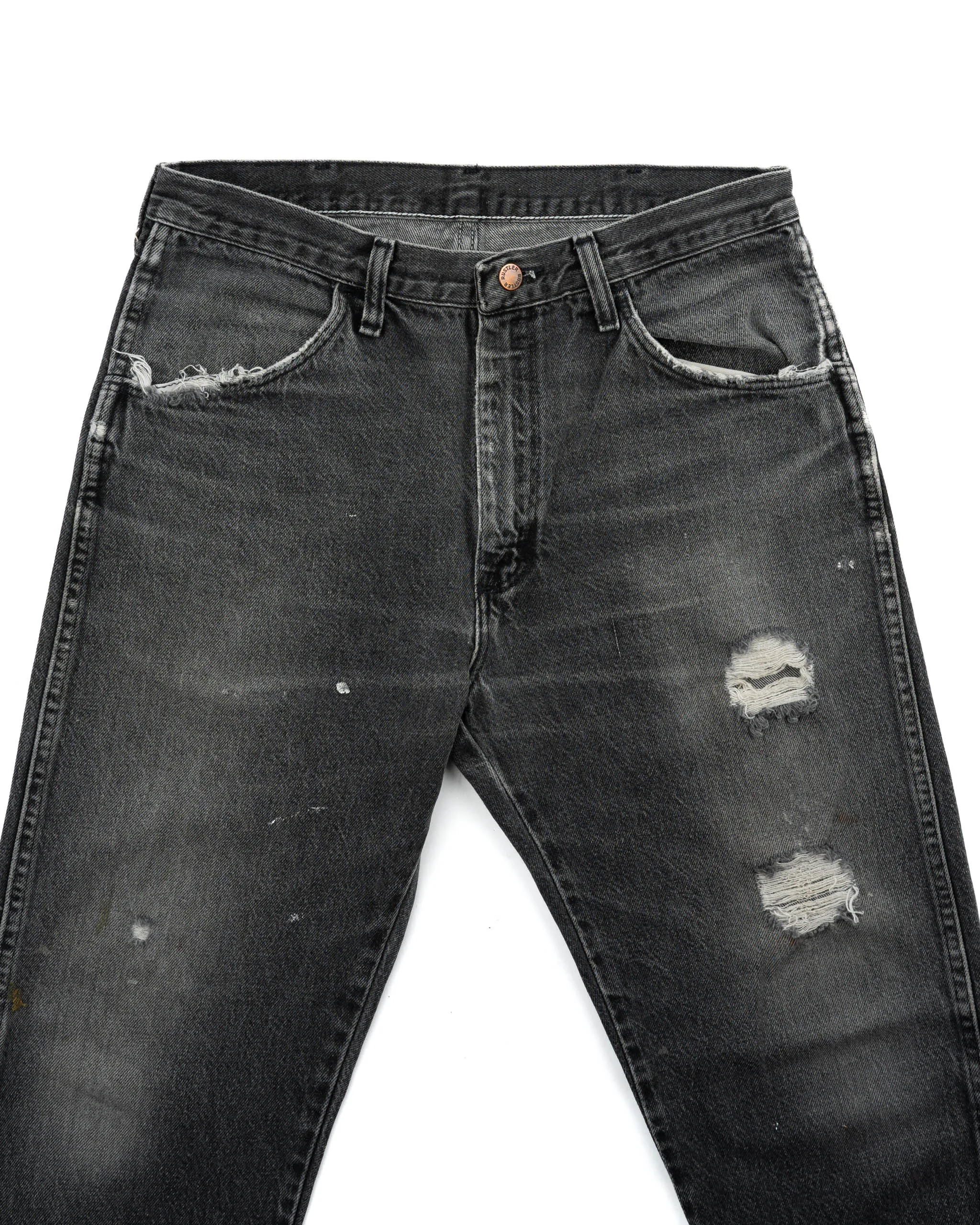 90’s Thrashed Rustler Denim - 31” x 28.5”