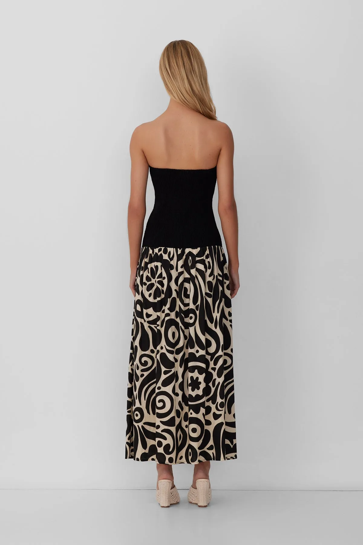 Alyss Maxi Dress - Noir Geo