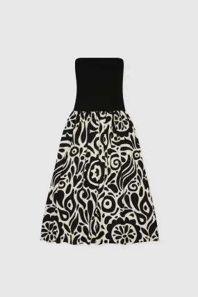 Alyss Maxi Dress - Noir Geo