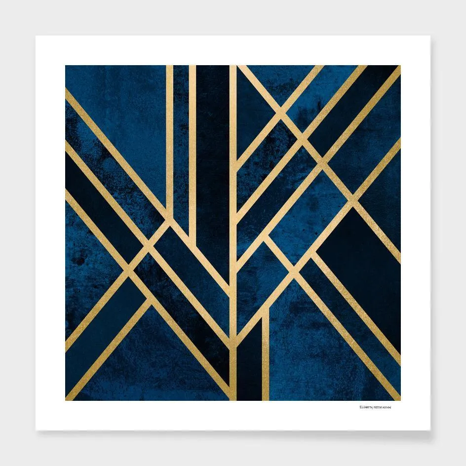Art Deco Midnight Legging