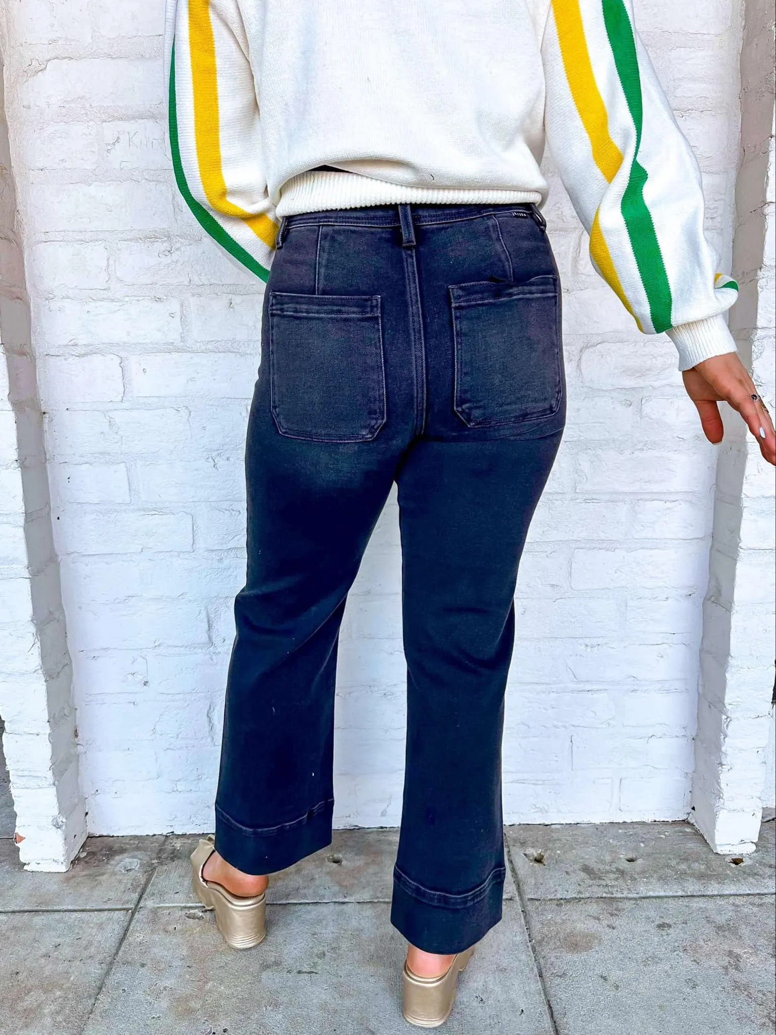 Asking Again Black Wash Jean