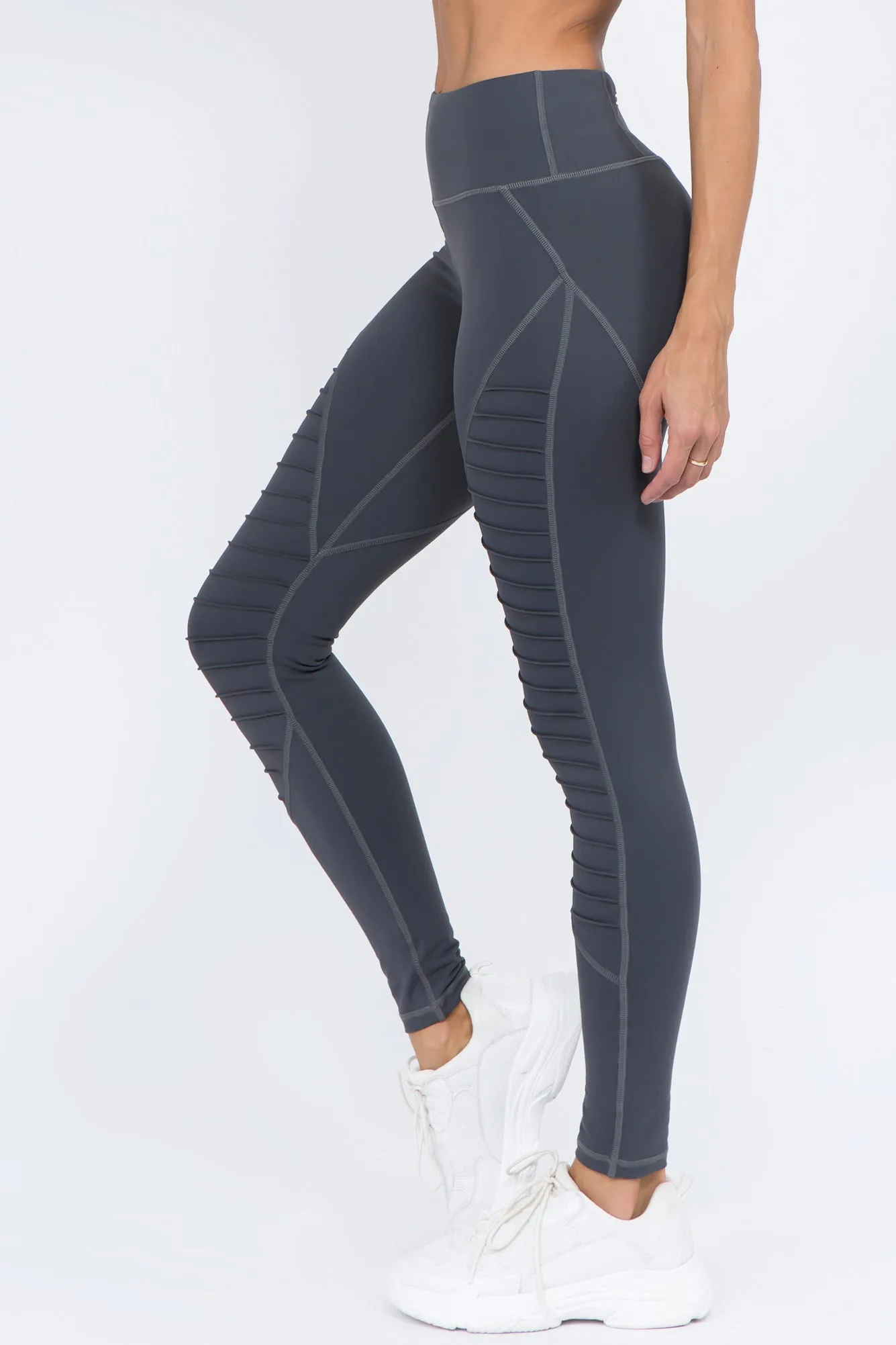 Athena High Rise Moto Workout Legging