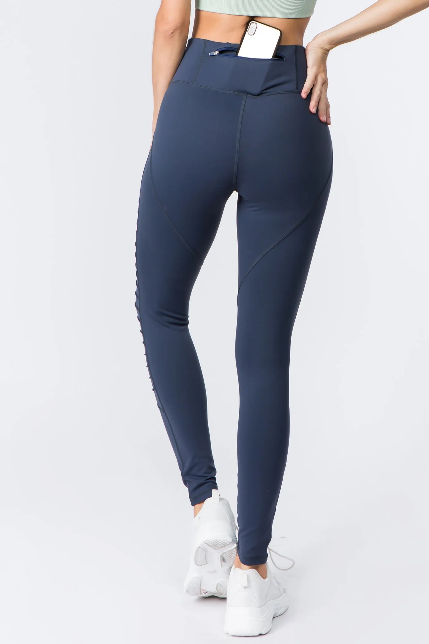 Athena High Rise Moto Workout Legging