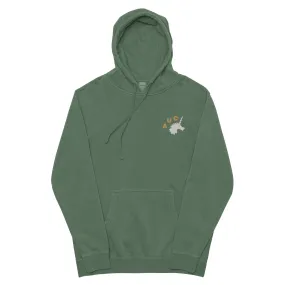 AUC Unicorn - Embroidered Heavy-Weight Garment-Dyed Hoodie - Unisex