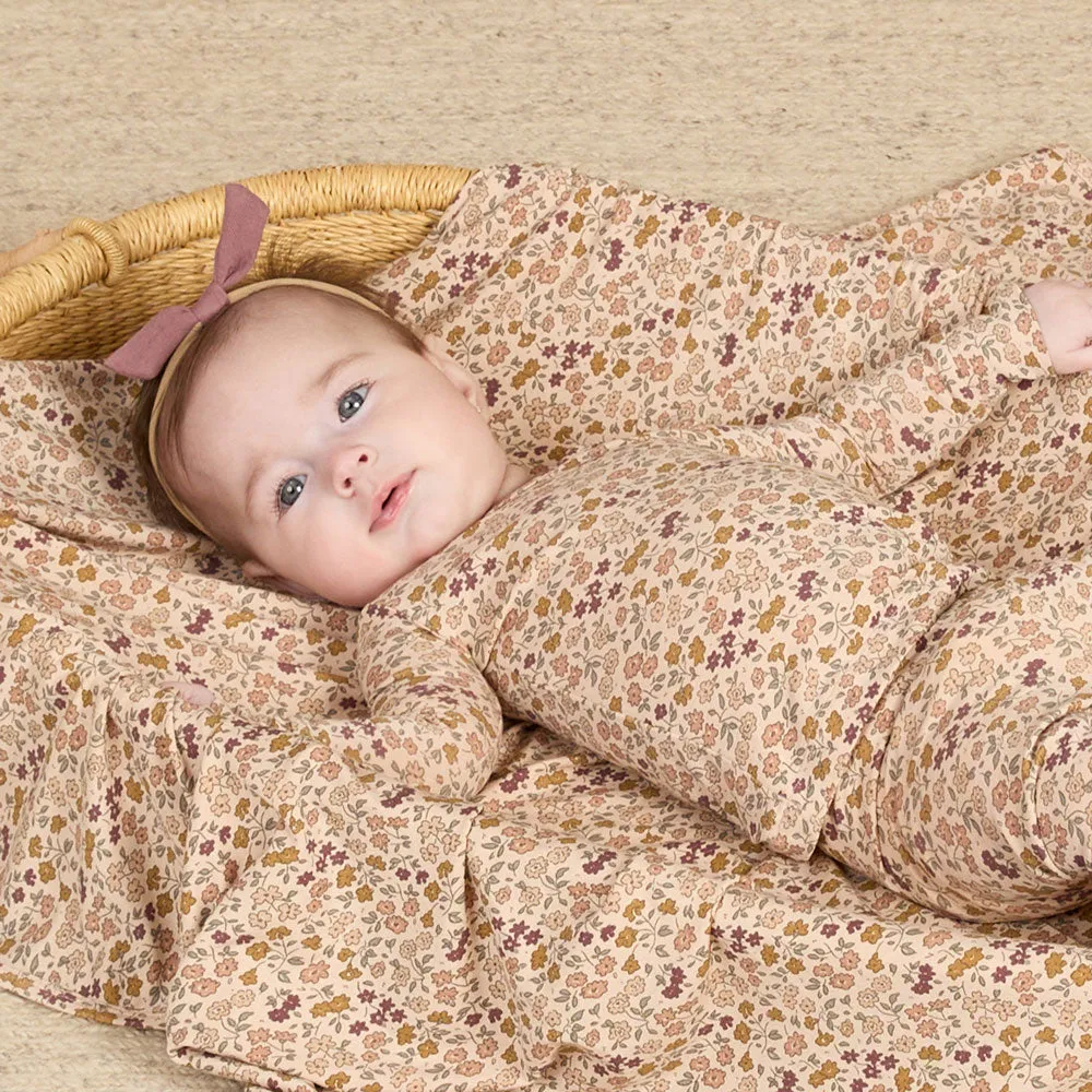 Bamboo Pajama Set - Posy - Shell