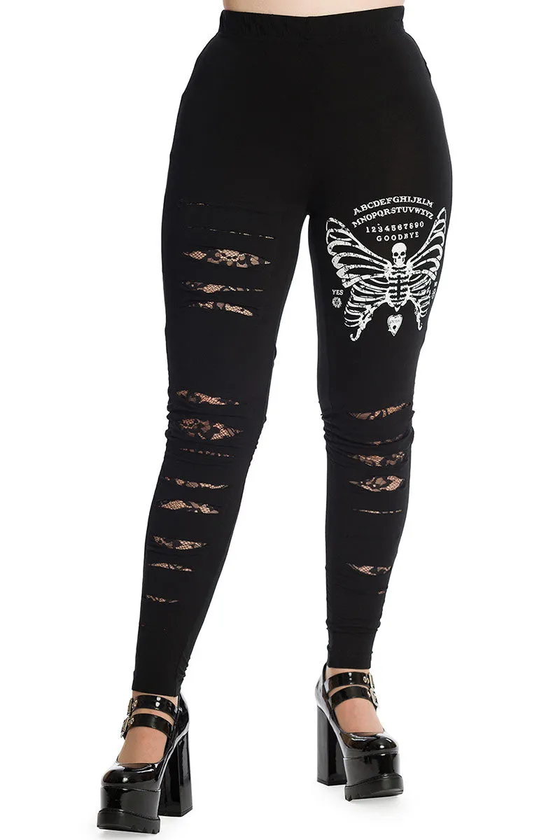 Banned Skeleton Butterfly Leggings