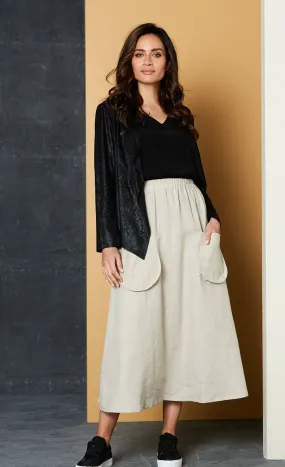 Bask Flax Skirt