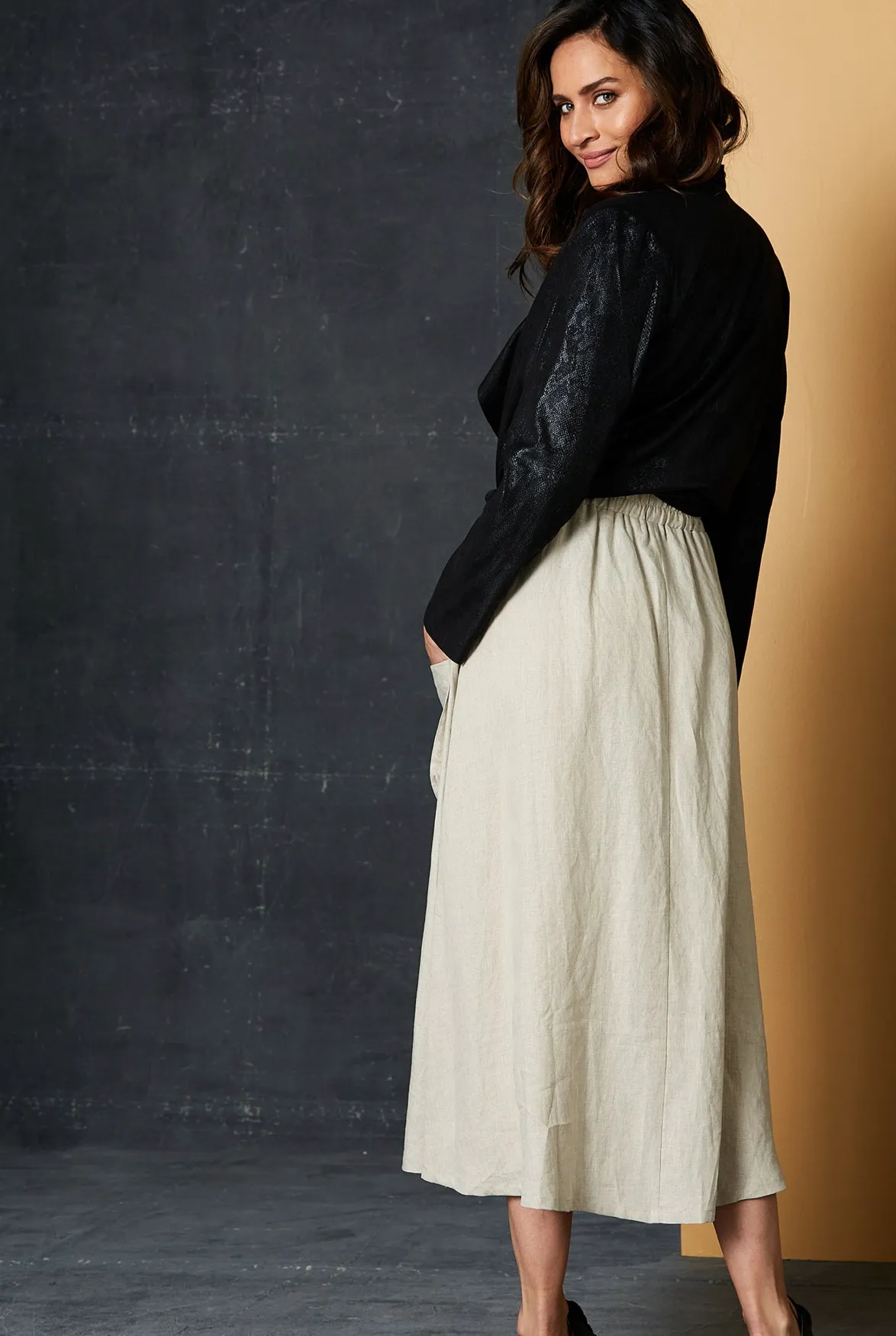 Bask Flax Skirt