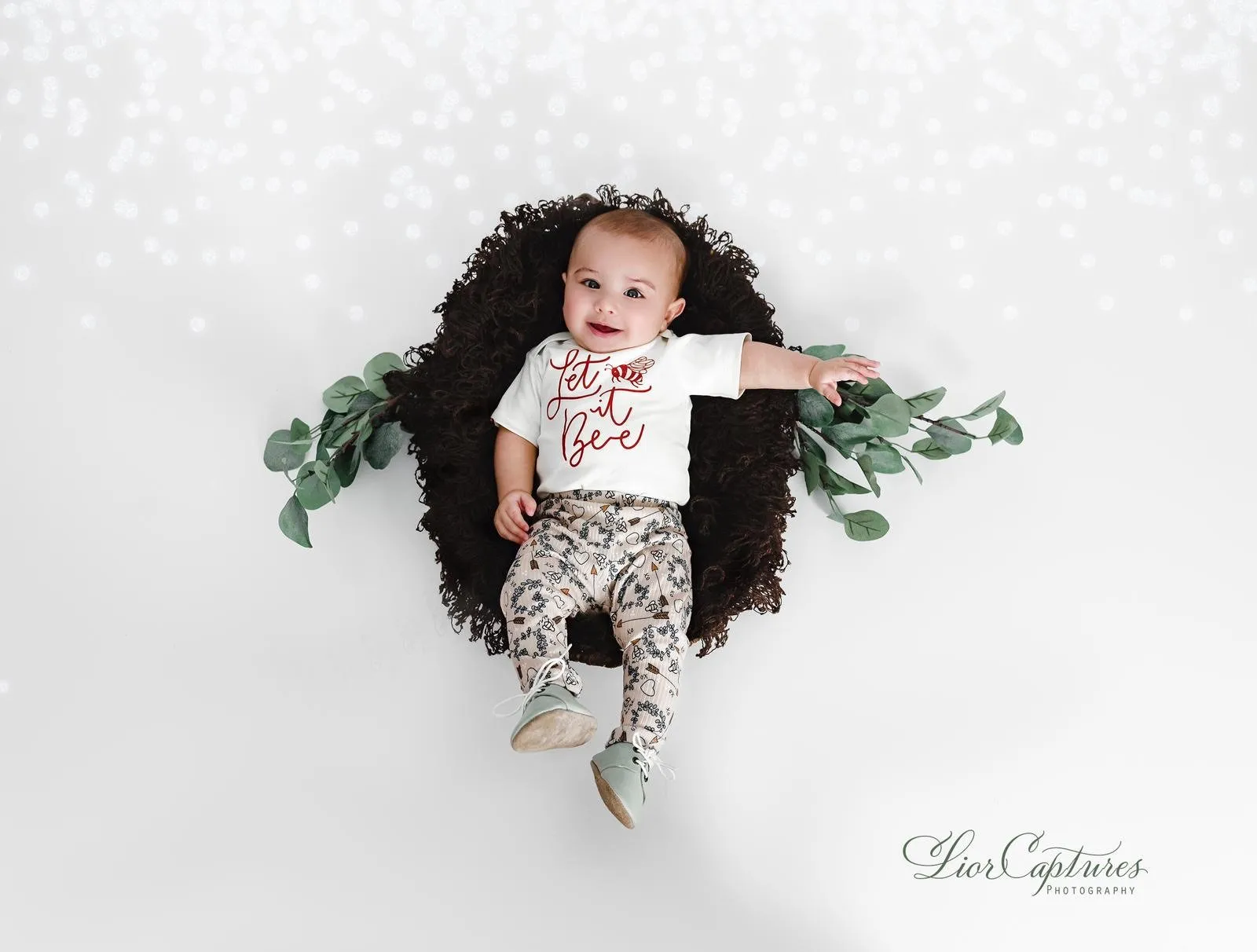 Bee Mine Ribbed Leggings (3m)