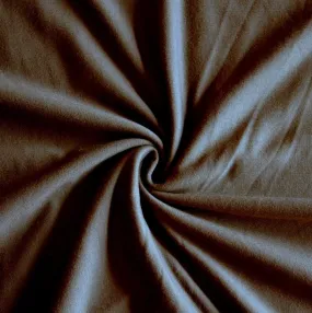 Brown Bamboo Cotton Lycra French Terry Fabric - 1 yard 18" Piece