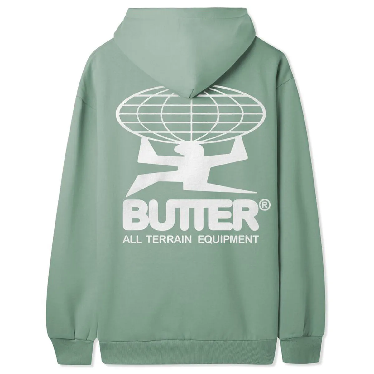 Butter Goods - All Terrain Hoodie Washed Jade