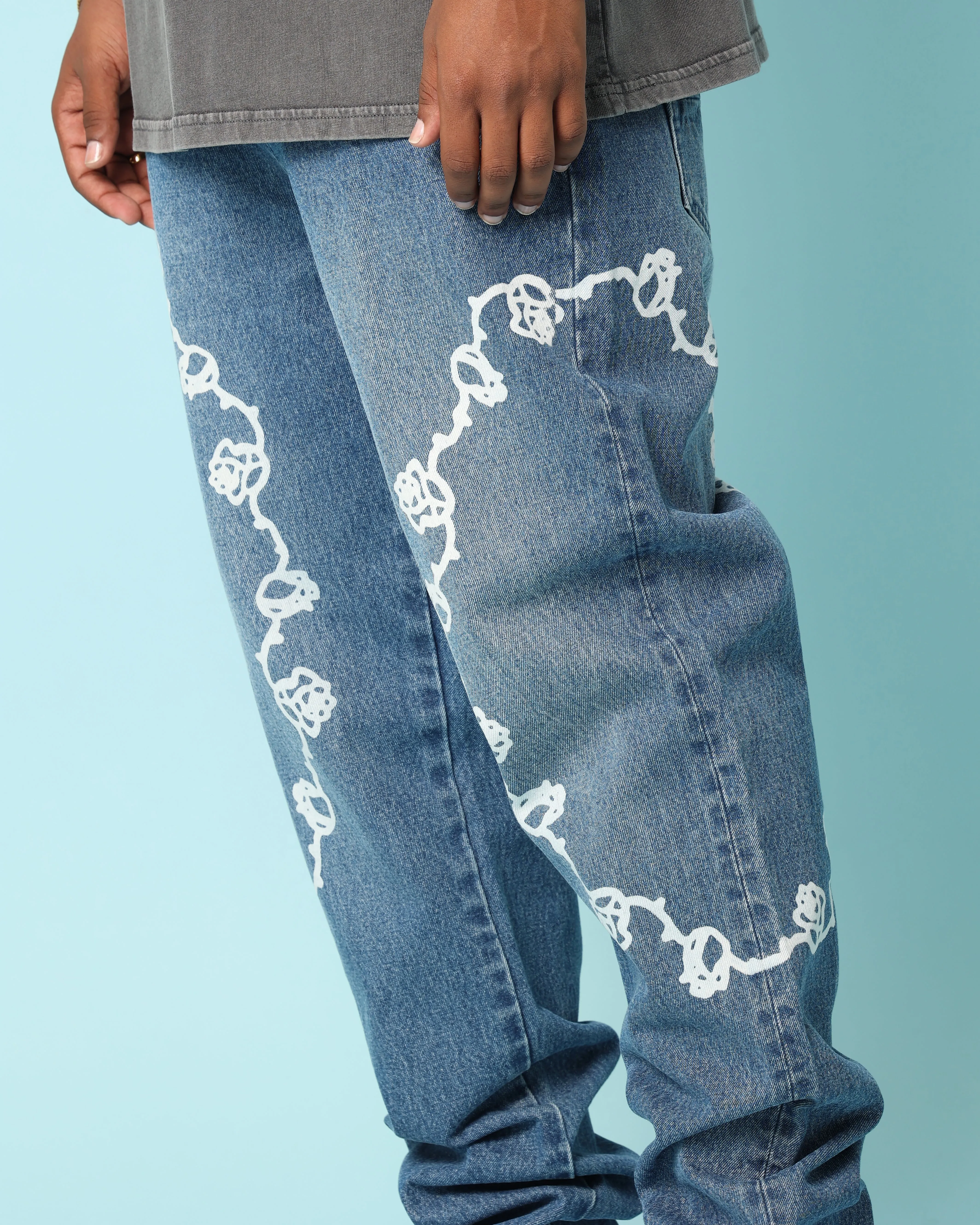Carré Rosebowl Jeans Blue Mid Wash