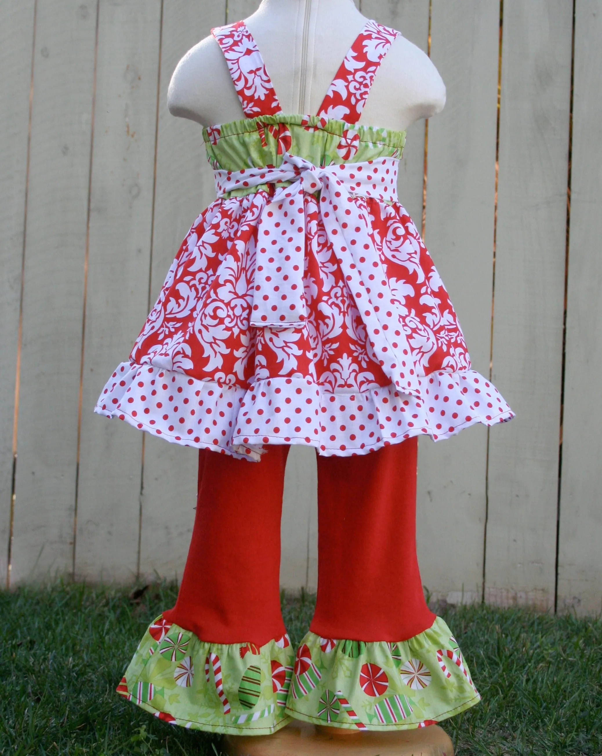 Christmas Candy Cane Outfit