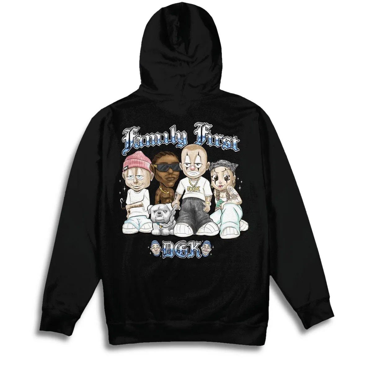 DGK Skateboards Family First Fleece Hoodie - Black