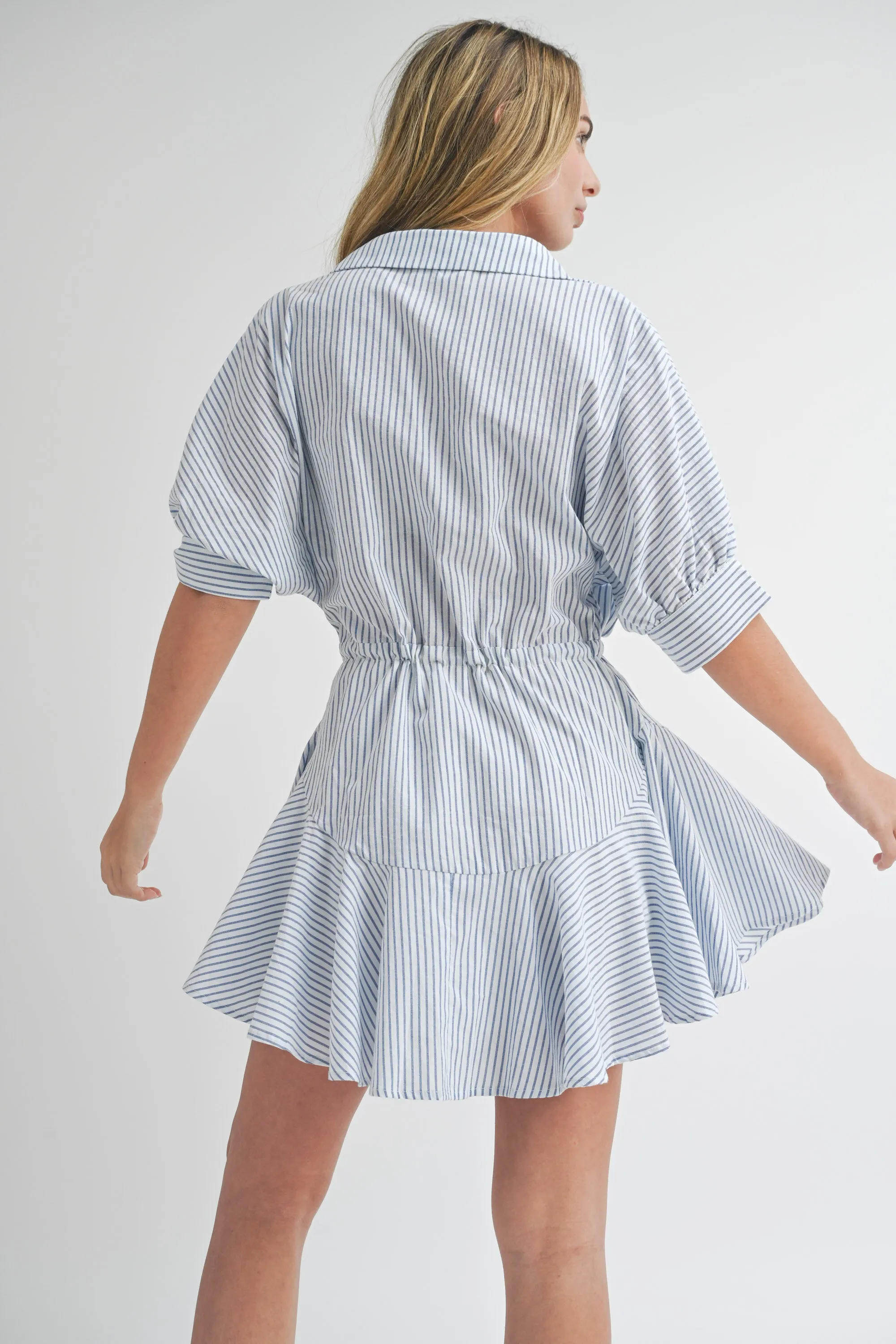 Dress | Striped Button Down
