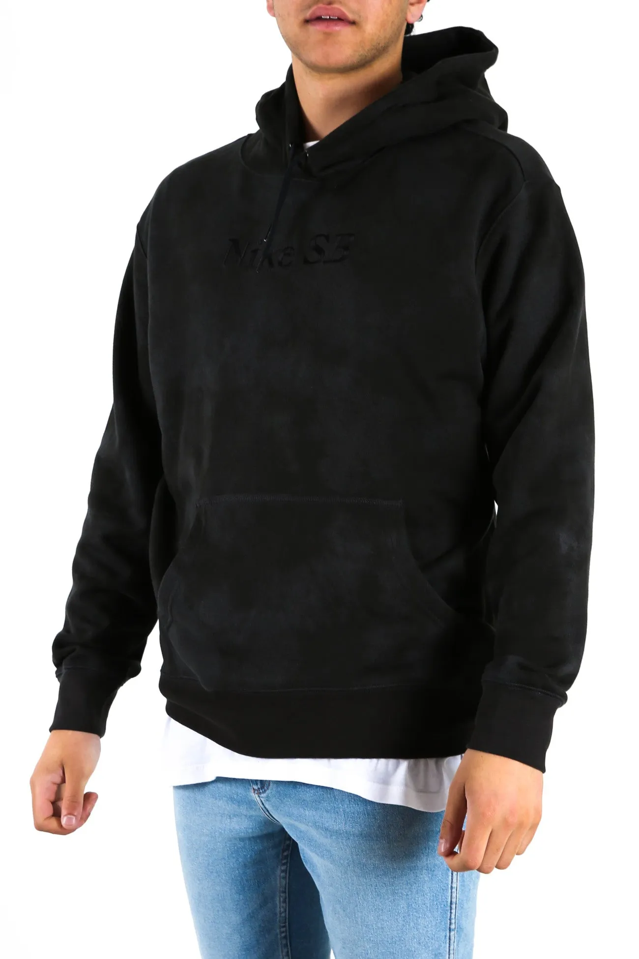 Embroidered Nike SB Hoodie Black