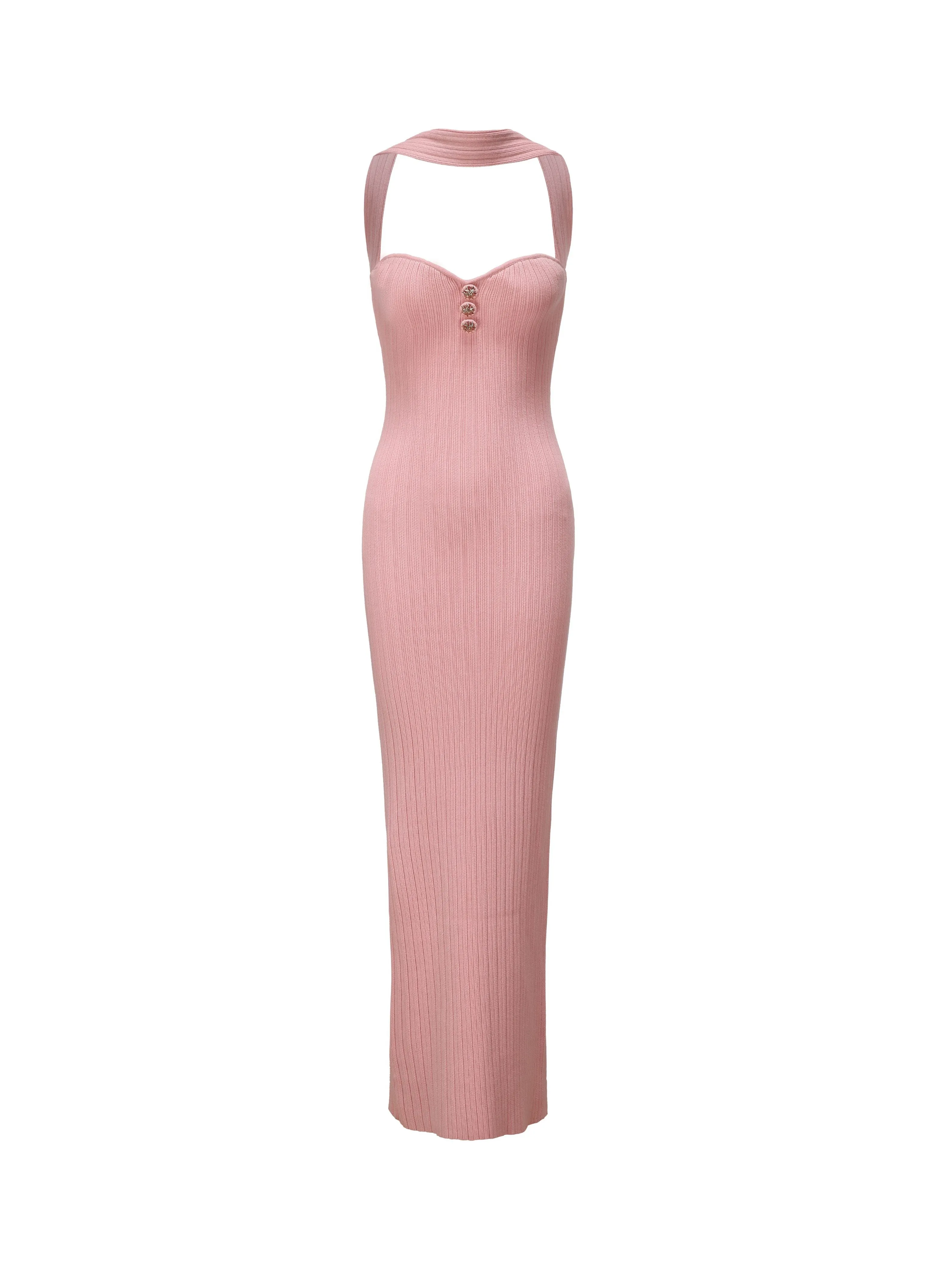 Estelle Knit Dress (Pink) (Final Sale)
