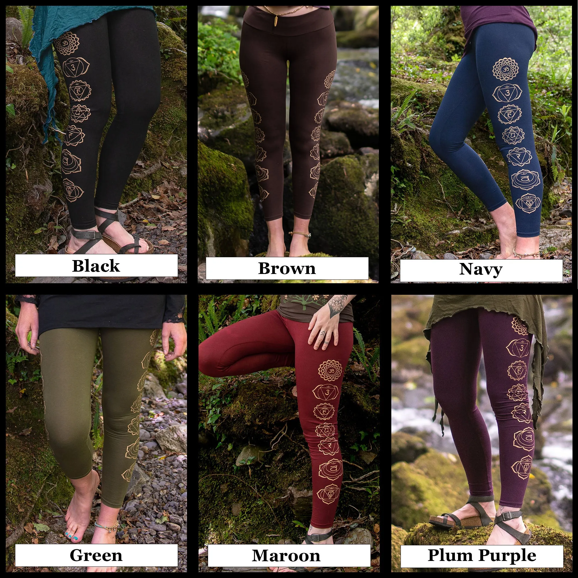 Full Length Chakra Leggings