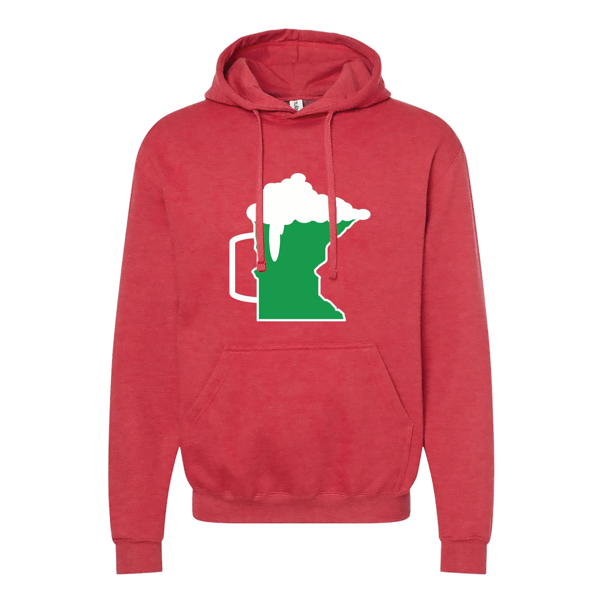 Green Beer Mug Minnesota Hoodie