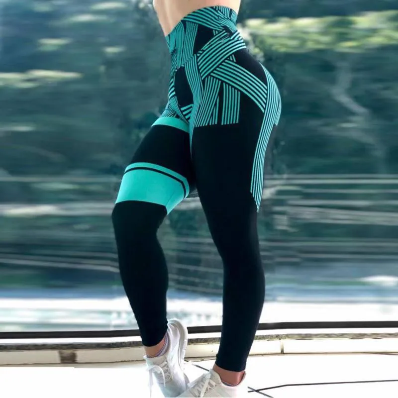 High-Waist Electric Legging