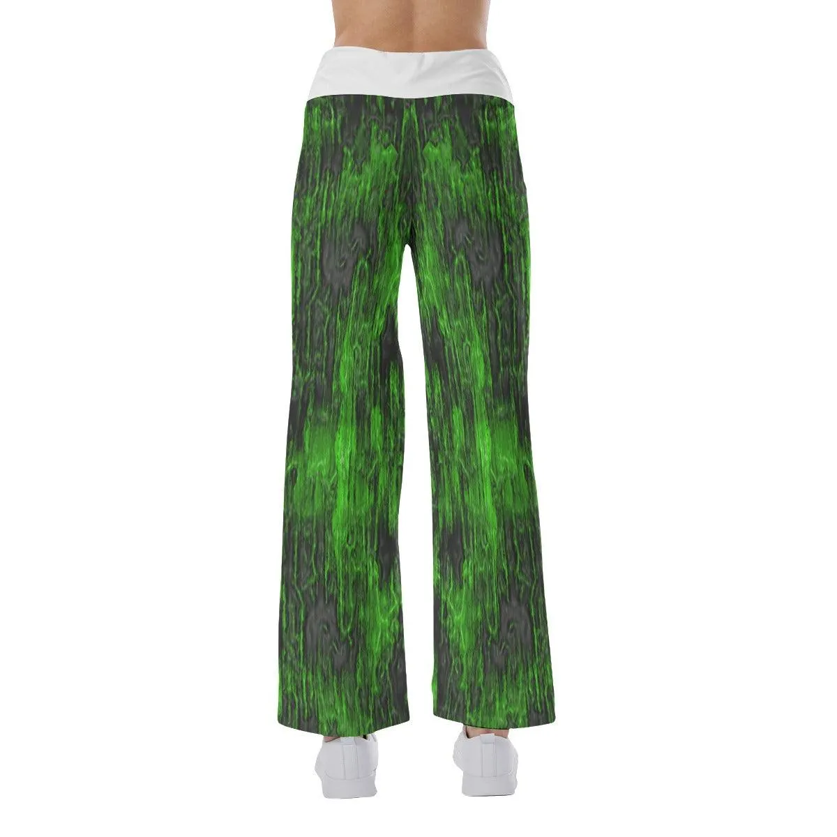 Horror Green Nightmare High-waisted Wide Leg Pants