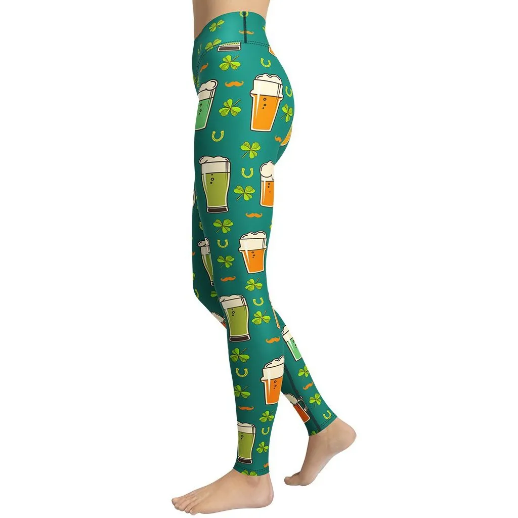 Irish Beer Yoga Leggings