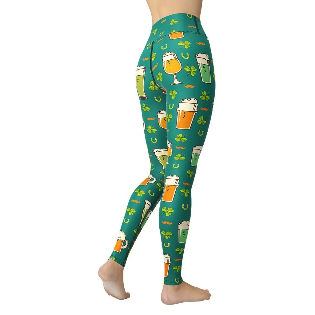 Irish Beer Yoga Leggings