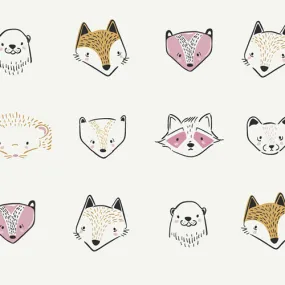 Knit Animal Faces Sweet