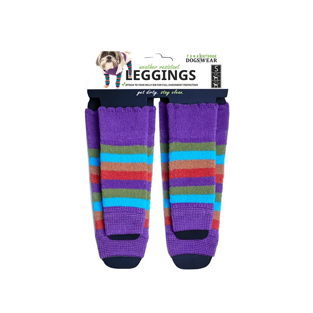 KNIT LEGGINGS | striped print