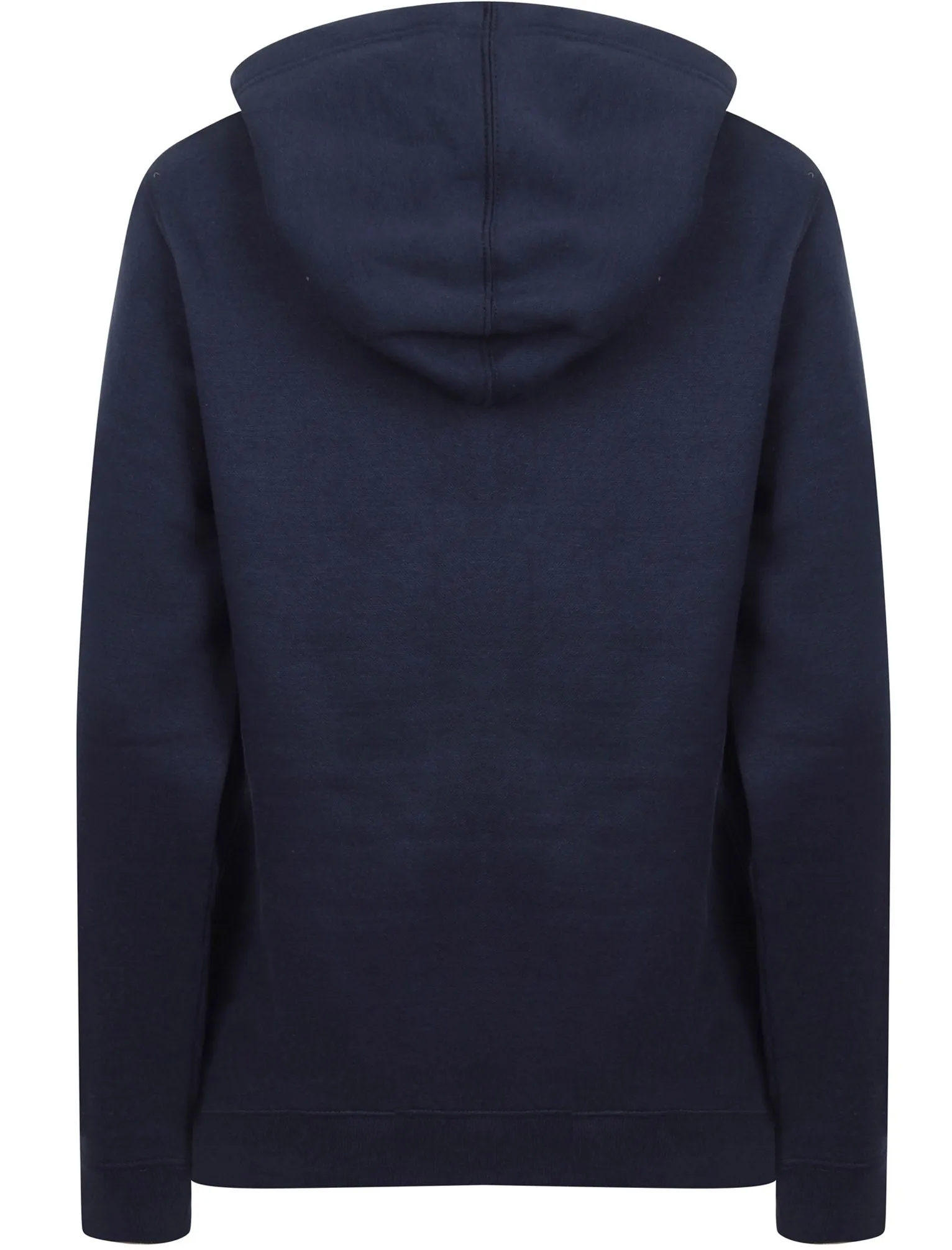 Kodiak Applique Motif Pullover Hoodie In Patriot Blue - Tokyo Laundry