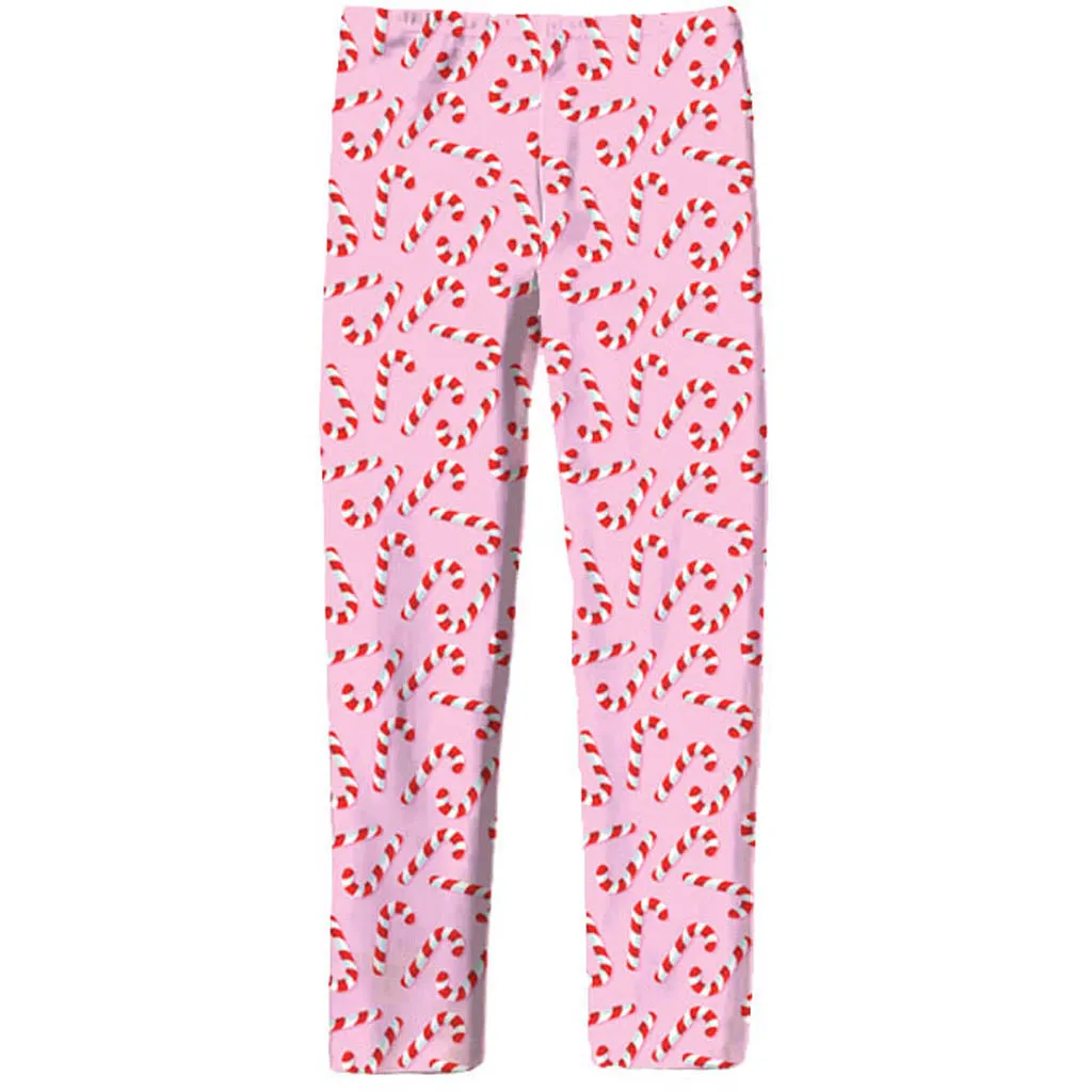 Leggings- Candy Canes