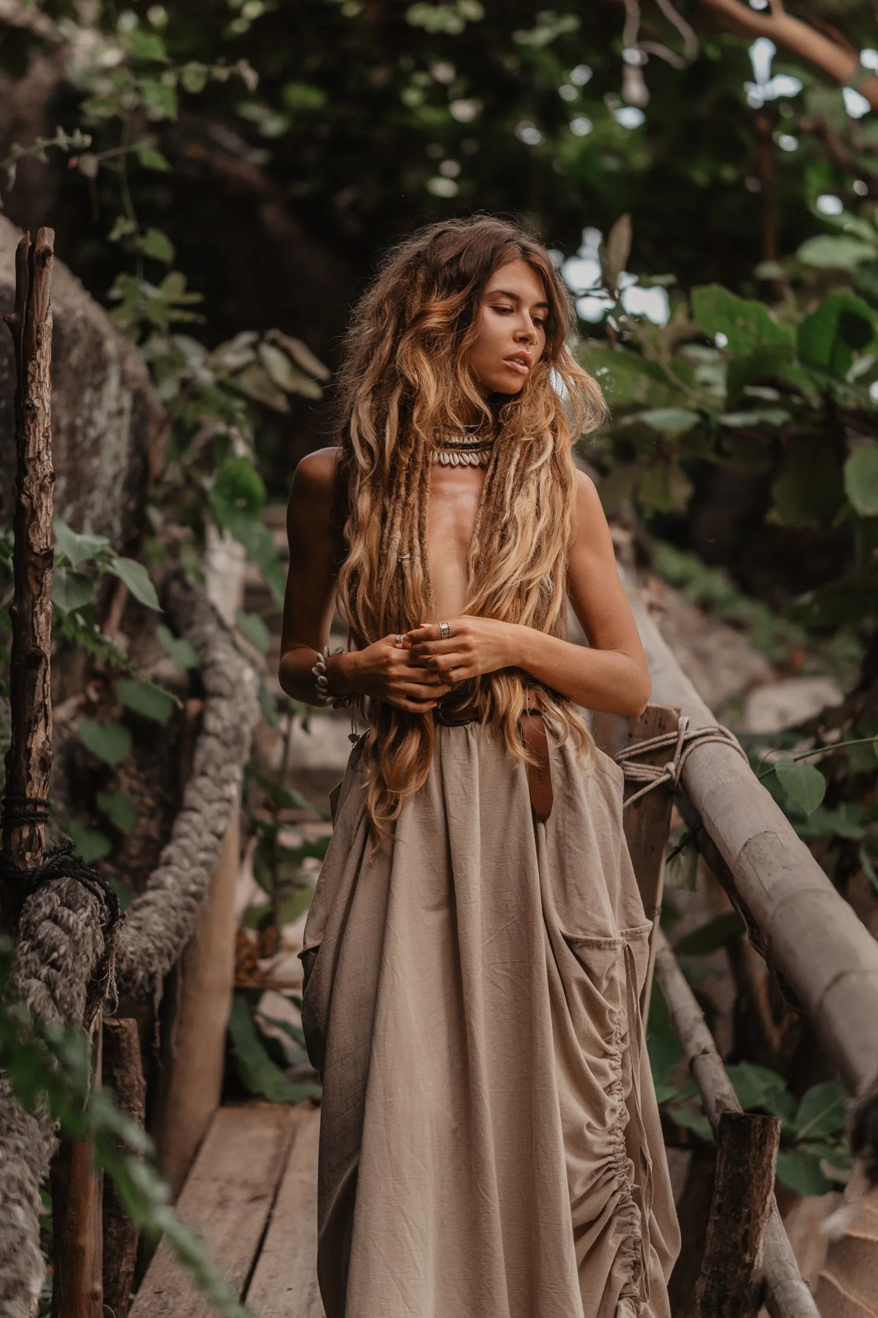Maxi Skirt Alaina Beige