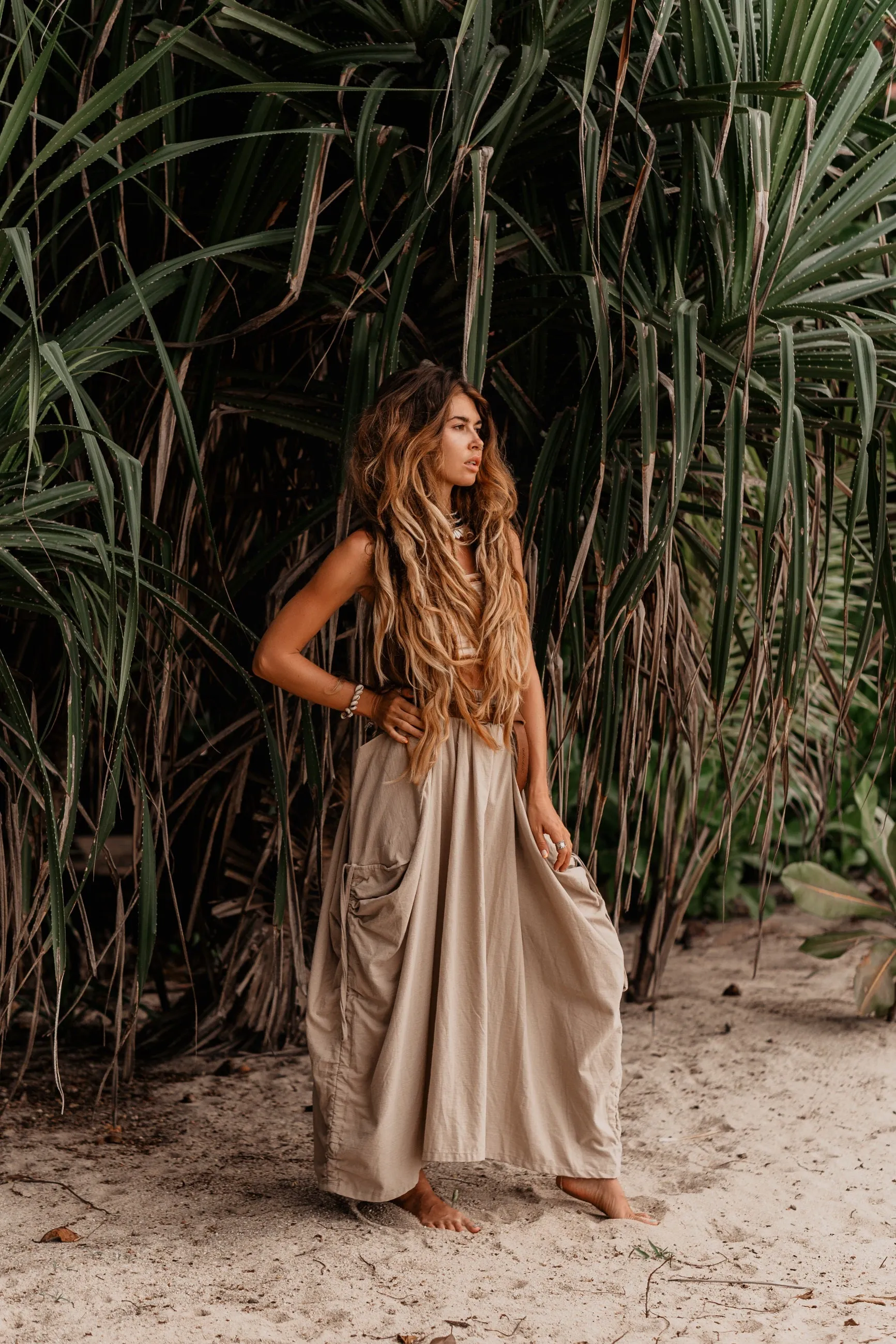 Maxi Skirt Alaina Beige