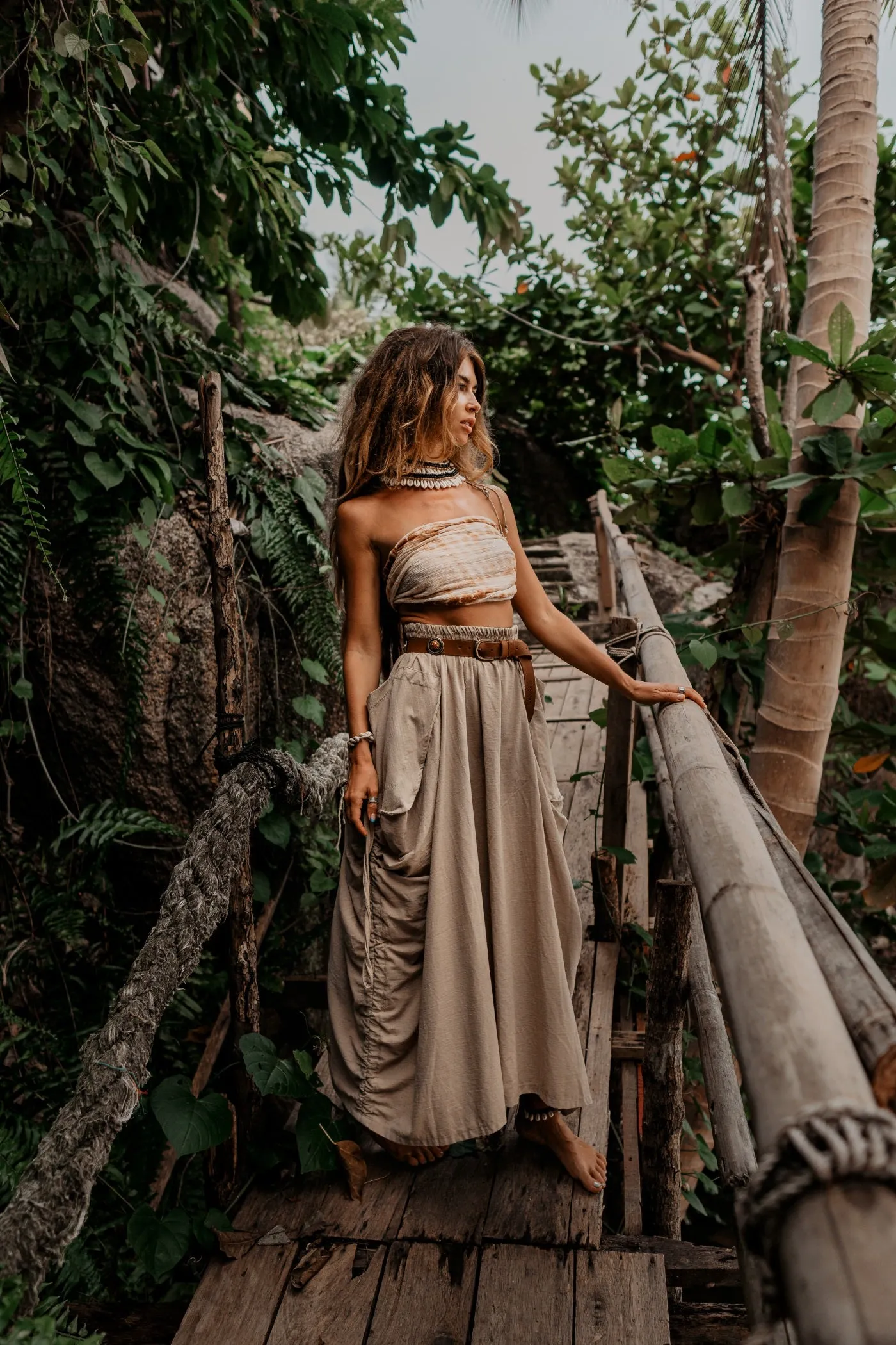 Maxi Skirt Alaina Beige