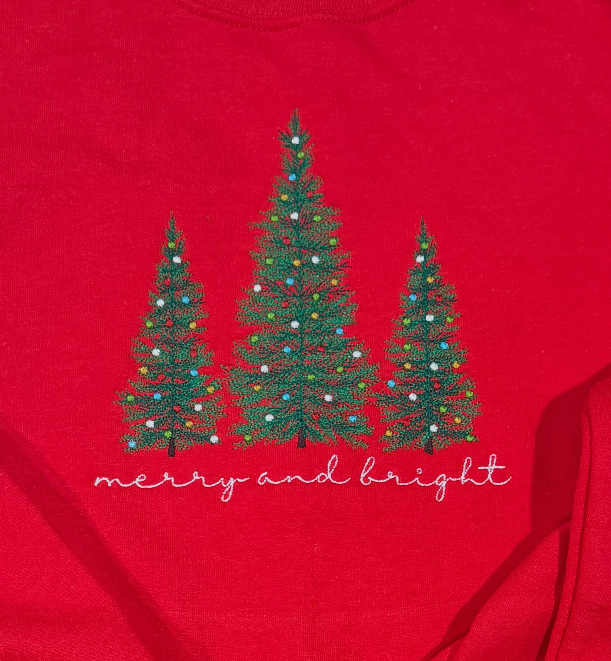 Merry and Bright  - Side Bow Sweatshirt