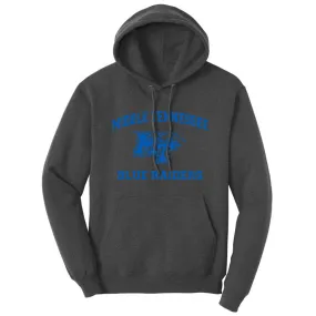 Middle Tennessee State University Blue Raiders Retro Distressed Logo Hoodie