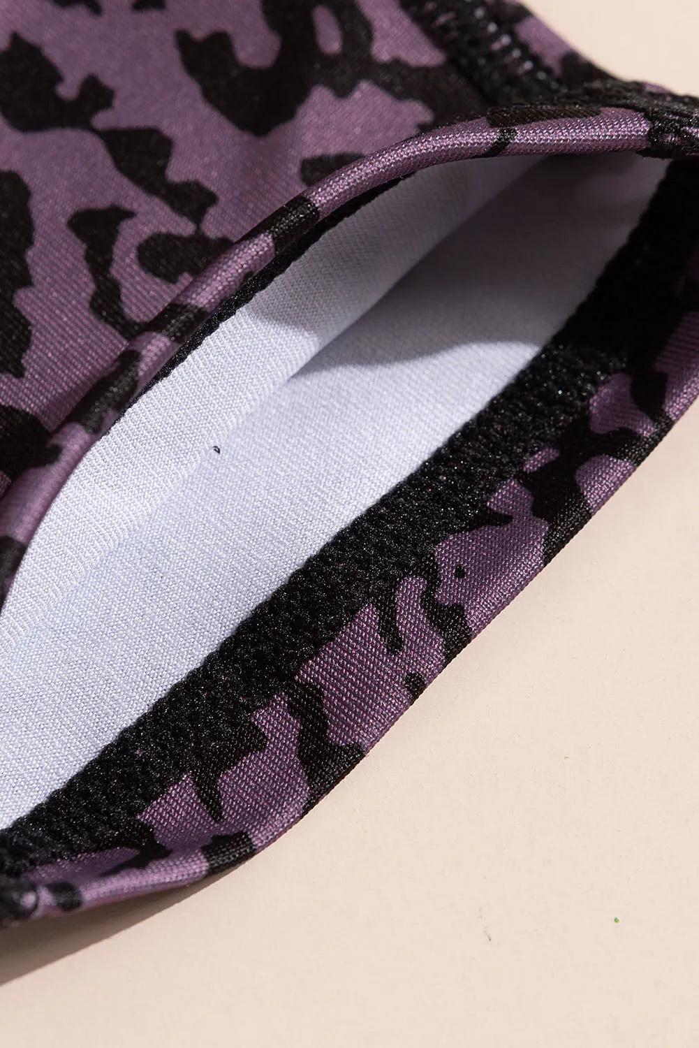 Mocha Leopard Print Active Leggings