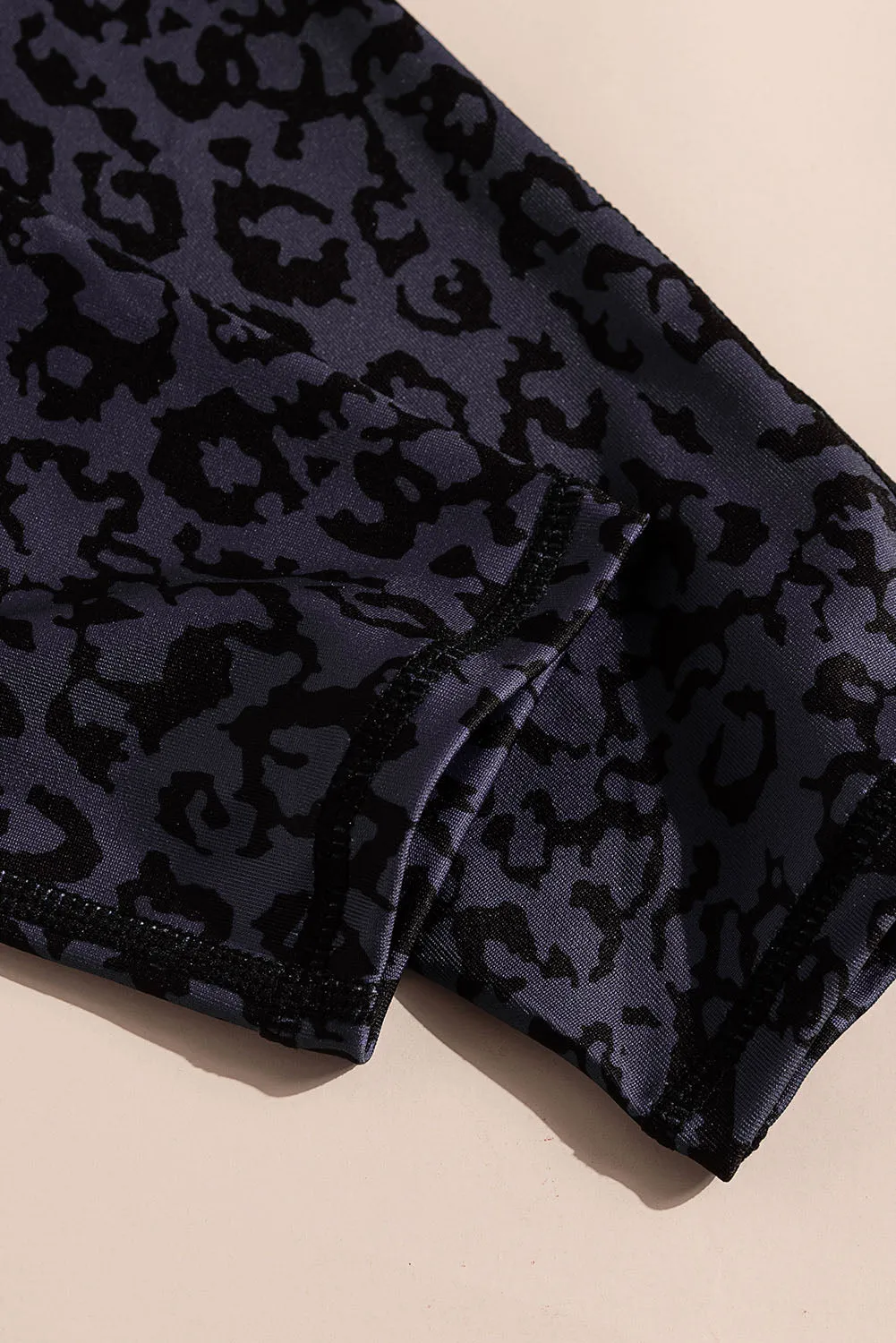 Mocha Leopard Print Active Leggings