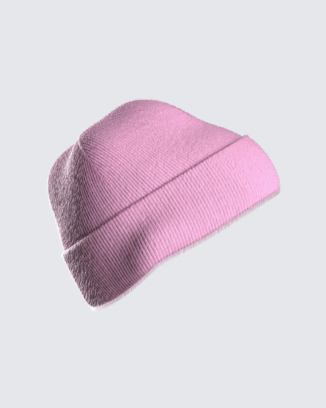 Molly Pink Ribbed Beanie
