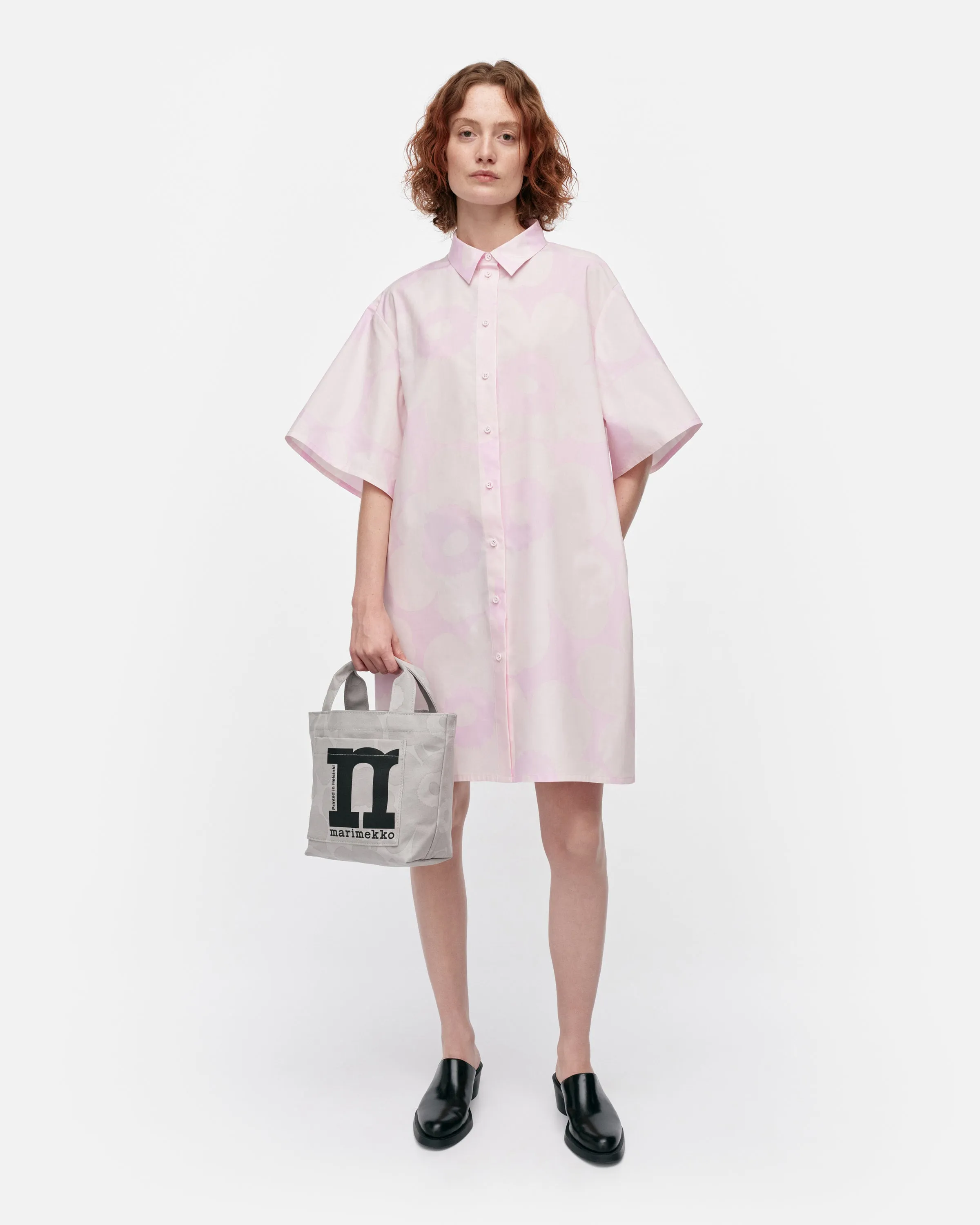Monoliitti Unikko Cotton Poplin Dress 95cm