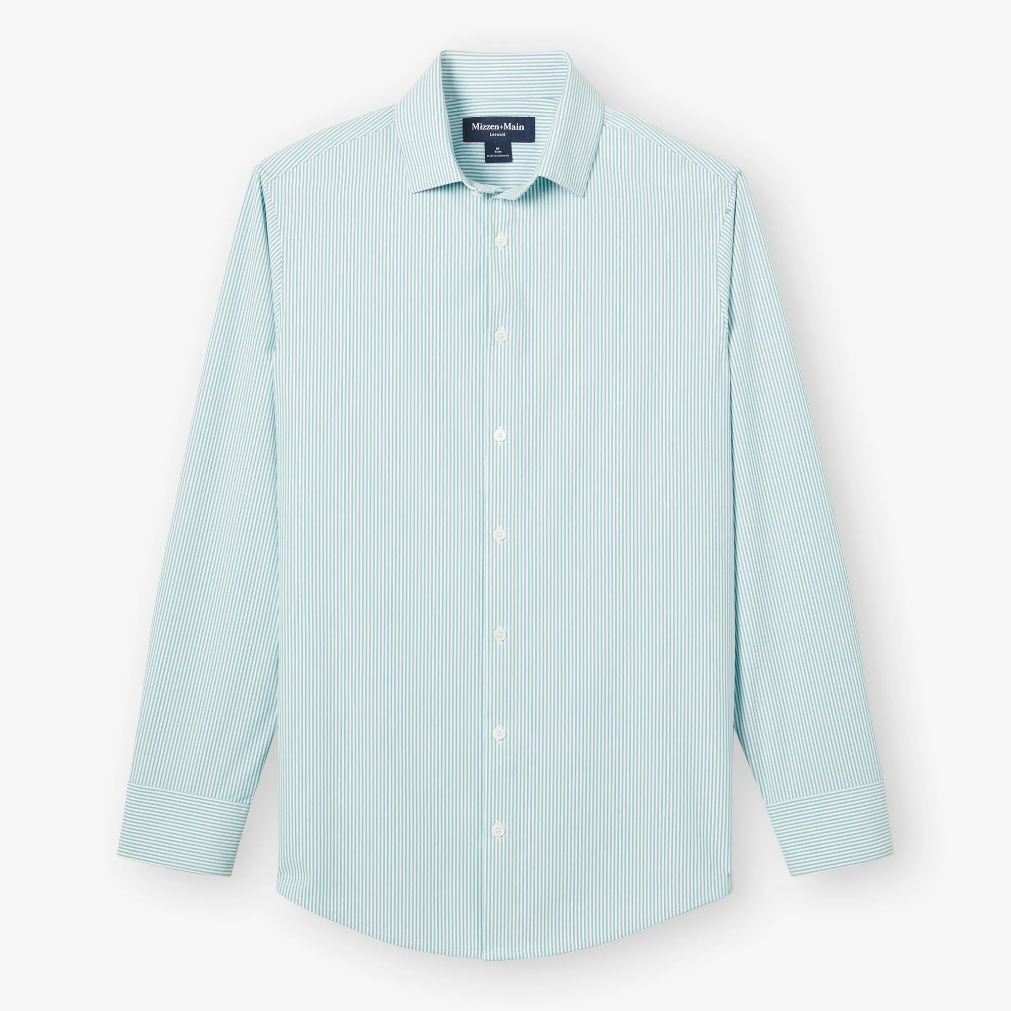 Nile Blue Banker Stripe