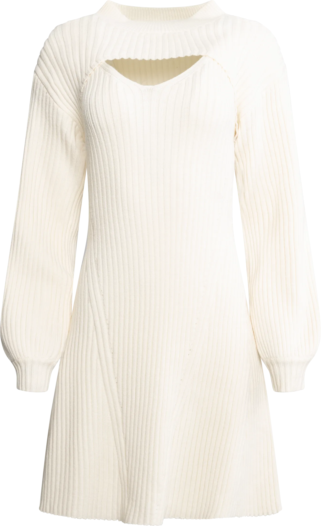 Norfrid Knit Dress - Creme