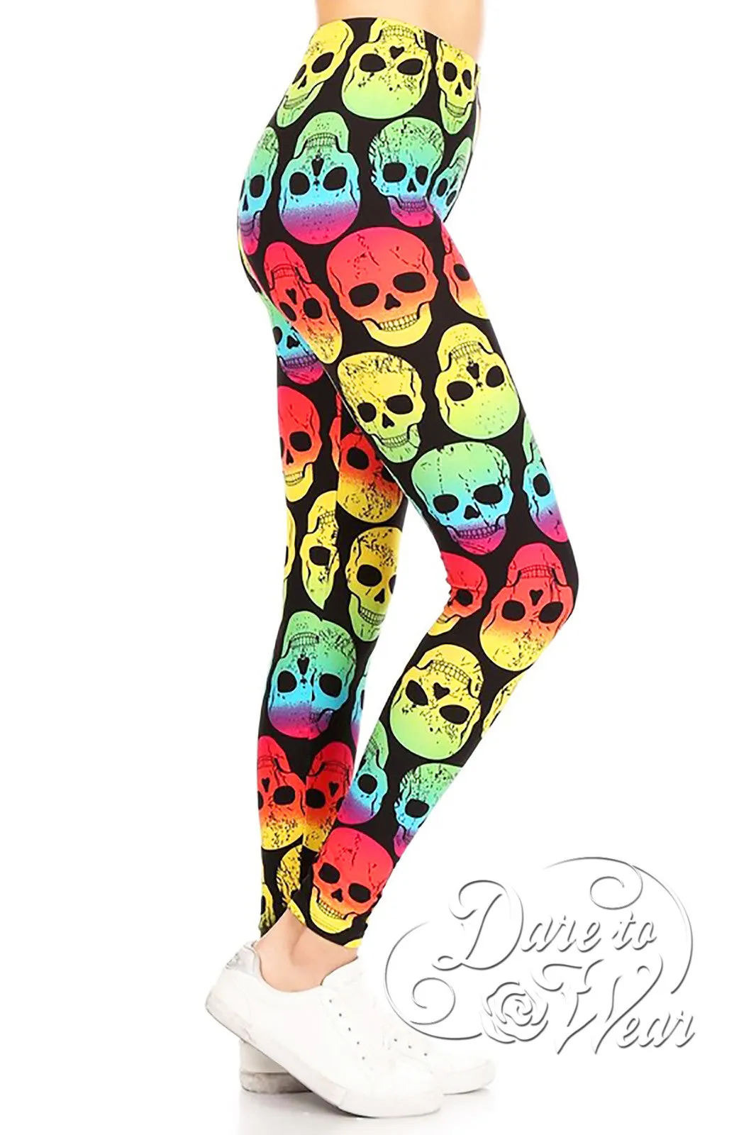 Peached Leggings in Grateful Head