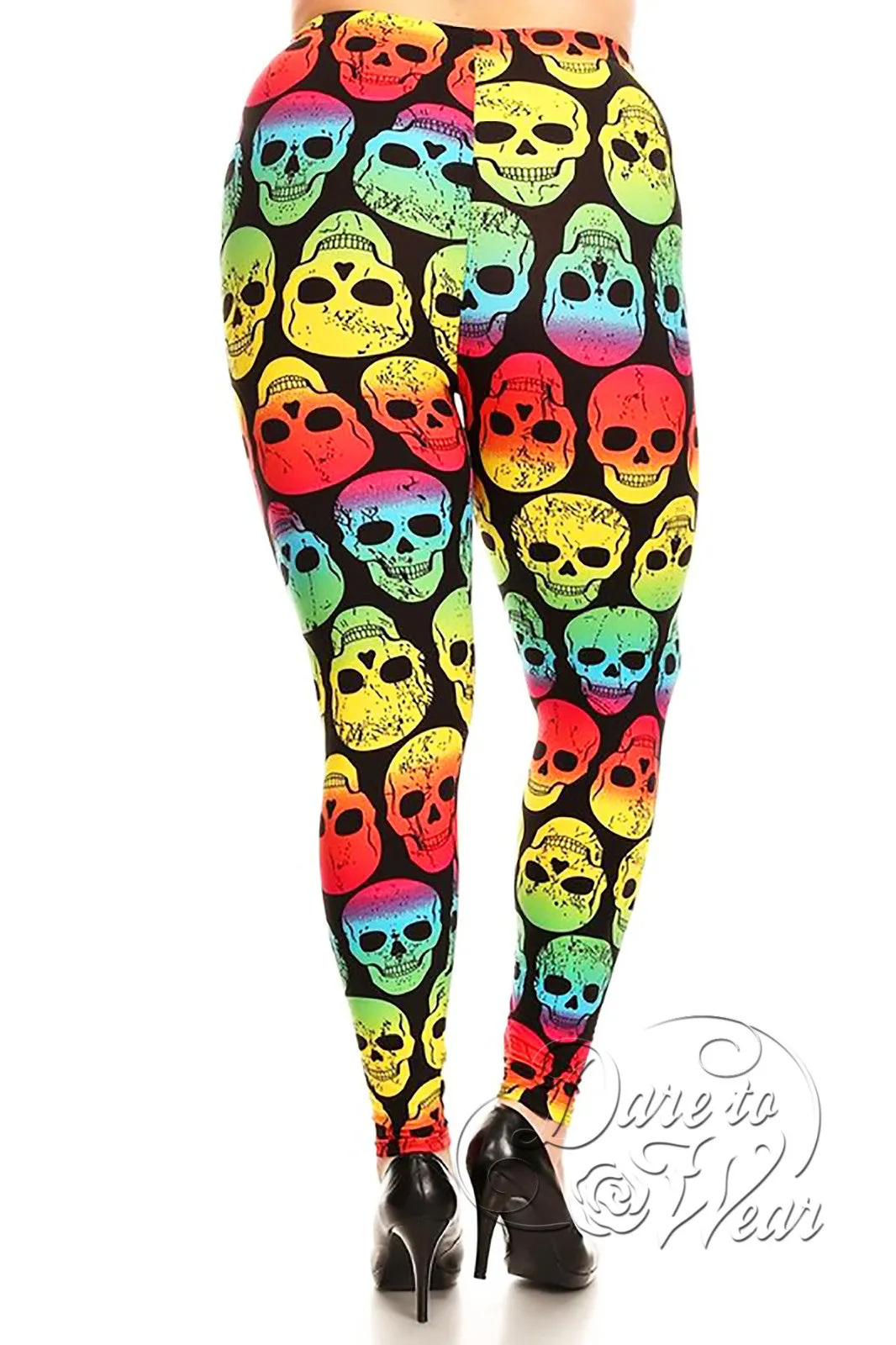 Peached Leggings in Grateful Head